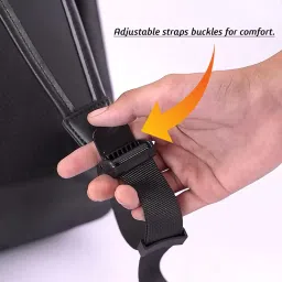 kool accessories Travessary Roll-on Travel Backpack | Water Resistant Nylon Fabric 15.6" Unisex Laptop Bag with Multiple Compartment to Keep Laptop, Ipads and Travelling Accessories | Class leading 2 years warranty image 3