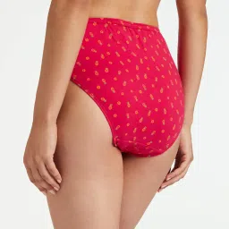 van heusen Women Anti Bacterial Hipster Panty - 100% Super Combed Cotton - No Marks Waistband, Moisture Wicking, Full Coverage image 3