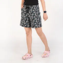 rupa Colors Playsure Printed Shorts for Women, Leisurewear, Floral Printed Shorts, Loungewear image 2