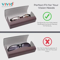 vivid Unisex Adult Lightweight Eyewear Specs Case Cover | Protect Eye Glasses | Chashma Dibbi | Spectacle Box image 3