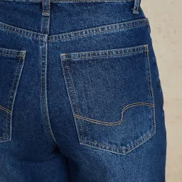 amazon brand - symbol Women's High Waist Wide Leg Baggy Fit Jeans | Full Length image 4