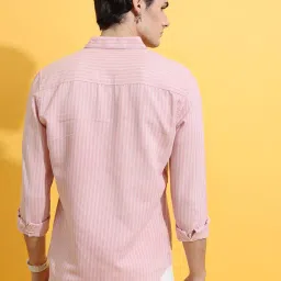 highlander Men's Striped Slim Fit Shirt image 2