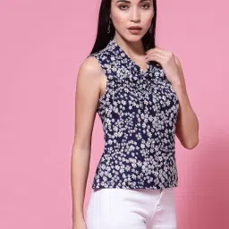 oomph! Women's Floral Relaxed Fit Shirt image 3