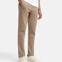 jockey AM44 Men's Super Combed Cotton Rich Pique Interlock Fabric Slim Fit Trackpants with Side and Back Pockets image 4