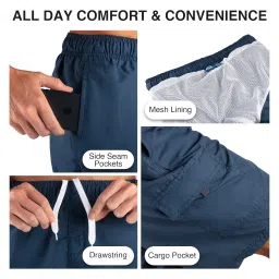 kanu surf Men's Big Havana Extended Size Swim Trunk image 2