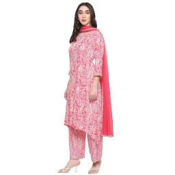 biba Women Rayon Straight Suit Set image 1