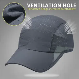 KeepCart Unstructured Reflective Lightweight Unisex with Stylish Sports Soft Hat Cap image 1