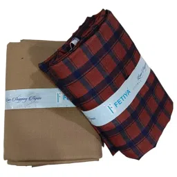 fetiya Shirt & Trouser Fabric in velveta Box Packing (Shirt-2.35 m, Pant-1.25 m) image 1