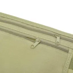 add gear Money Belt for Travel – Hidden Passport ID Wallet Holder Compact Security Money Waist Pouch Bag with Belt (Grey) image 2