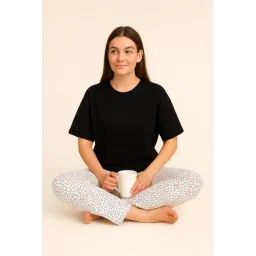 hautemoda Women's Coord Set |Lounge wear|Night Suit Set| Half Sleeves |Top and Pajama Set image 5