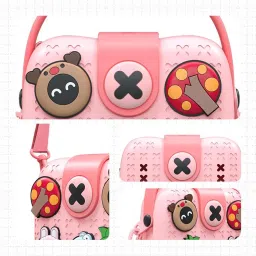 teksbar KOOOL Kids Shoulder Bag – Waterproof School Handbag with Trendy Zipper | Perfect for Winter & Summer image 1