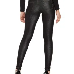 go colors Women's Mid Rise Cotton Knit Slim Fit Jegging image 1
