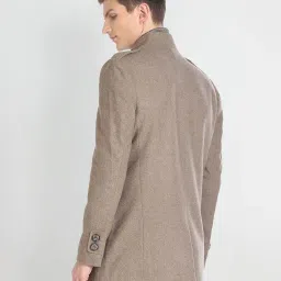 arrow Wool Men's Standard Length Trench Coat image 5