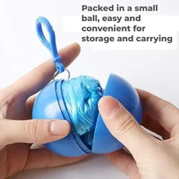 mclear Ball Raincoat Emergency Rain Poncho, Disposable Waterproof Raincoats Compact & Lightweight | Unisex Free Size for Travel, Camping, Hiking & Outdoor Multicolor [Pack Of 1] image 1