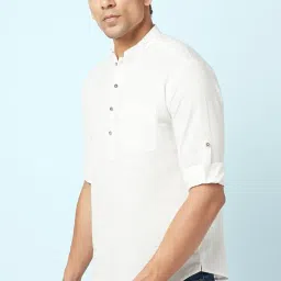indus route by pantaloons Men's Cotton Regular Kurta image 4