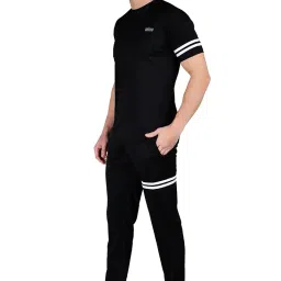 trizon Lycra Quick Dry Printed Gym t-Shirt and Track Pant Combo for Men|Sports wear Tracksuit for Mens image 2