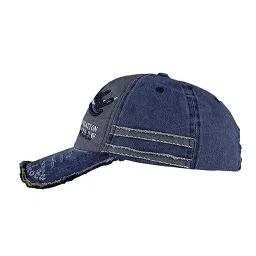 handcuffs Denim Stylish Cap for Men Women Baseball Adjustable Free Size Caps image 1