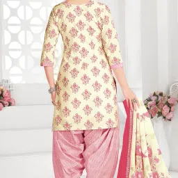 miraan Cotton Printed Readymade Salwar Suit For Women (MIRAANSANRAN2392) image 1