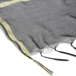 weavers villa Poly Silk Ethnic Woven Dupatta for Men image 2