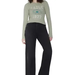 american eagle Women's Graphic Classic Fit Blouse image 3