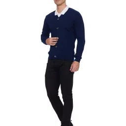 amazon brand - symbol Men's Acrylic V Neck Casual Sweater image 3