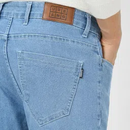 urbano fashion Men's Stretch Fit Mid Rise Jeans image 5
