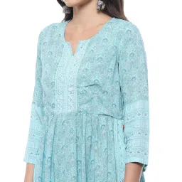 biba Women Rayon Gathered Suit Set image 5
