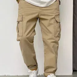 poshax Cotton Cargo Pants for Men | Cargos for Men (Cargo 129-132) image 3