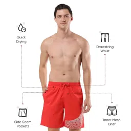 speedo Men's Xpress Lite Essential Medley Logo Printed Watershorts image 1