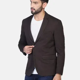 tahvo Men's Single Breasted Slim Fit Blazer for Occasion, Weddings, Party image 1