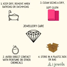 i jewels Women Gold Plated Traditional Handcrafted White Kundan And Pearl Studded Paranda/Hair Braid Pin Choti For Bridal Perfect For Wedding (T2098W) image 4