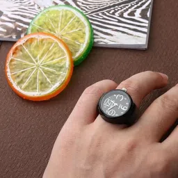 rhosyn Unisex Finger Ring Watch for Girls/Women/Men/Boys Ring Valentine Gifts Jewellery Stylish Stretchable image 1