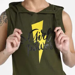 rock paper scissors Premium Women's Tank Top Super Women Gym Tank Sleeveless Hoodie Workout Wear Girl Power image 5