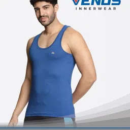 lux venus Men’s Vest - 100% Cotton Premium Baniyan (Color May Vary) image 4