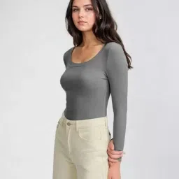 kotty Women's Solid Slim Fit Fashion Vest image 5
