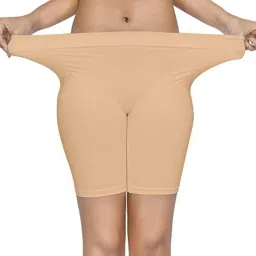 zuvairiya store Women's Nylon Spandex High Waist Seamless Cycling Shorts/Biker Shorts/Boyshort Panties/Under Skirt Shorts/Slip Shorts/Running Shorts/Workout Shorts for Yoga (Size - XX Large) image 2