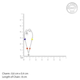 giva 925 Silver Starry Night Watch Charm,Adjustable | Gifts for Women and Girls | With Certificate of Authenticity and 925 Stamp | 6 Months Warranty image 3