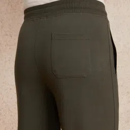 amazon brand - symbol Men's Cotton Rich Strechable Knit Terry Track Pants - Regular Fit image 4