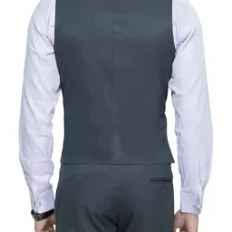 manq Men's V.Neck Five Button Slim Fit Formal/Party Waist Coat image 1