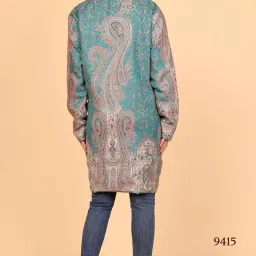 kti Kriti Kani Coat For Women Winter Wear|Women Full Sleeve PolyWool Fabric Kashmiri Design Coat For Winter wear image 2
