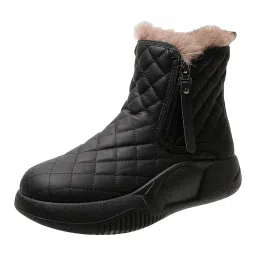 velura SYDL Winter Snow Boots Warm Lined Short Boots Fashion for Trekking Hiker Winter 40 Black|Pair of Snow Boots|Clothing Shoes & Accessories image 5