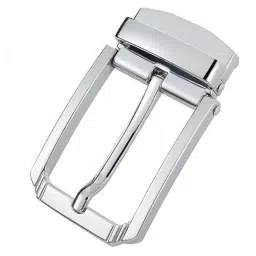 bnf 5Xmetal Belt Buckle Replacement For Leather Strap Fashion Mens Pin Belt Buckle Silver | Mens Accessories | Belt Buckles image 1