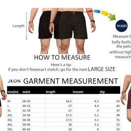 jkon Men's Cotton Modern Boxer Shorts image 5