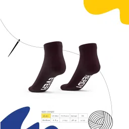 talkingsox Bamboo Ankle Length Socks for Men & Women Office, Lounge, Cycling & Running Breathable, Anti-Odor, Super Soft & Seamless | Pack of 3 image 4