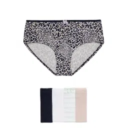 marks & spencer Women's Cotton Blend Modern Boy Short Panties (Pack of 5) image 2