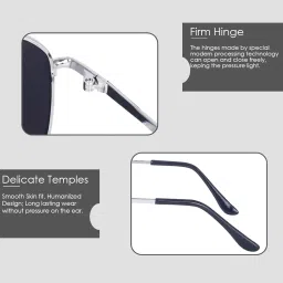 dervin Uv Protection Hexagonal Non-Polarized Sunglasses For Men & Women image 5