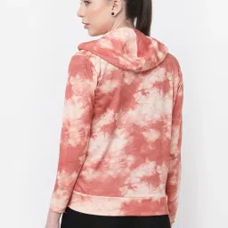 uzarus Women's Standard Length Polyester Hooded Sports Gym Training Jacket image 3