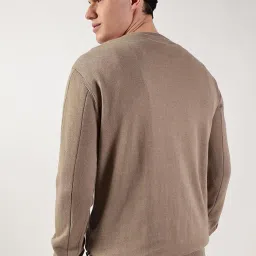 thomas scott Men's | Self Design | Full Sleeve | Regular Fit | 100% Cotton | Round Neck | Sweatshirts image 2