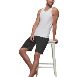 xyxx Men's Ace Cotton Modal Regular Fit Solid Round Neck White Vest (Pack of 3) | Super Soft, Breathable & Ultralight Vest with Anti Microbial Finish image 4