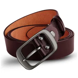 zoro Men's Genuine Leather Belt for Men | (Formal/Casual) image 1